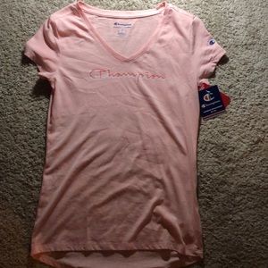 Pink champion t shirt